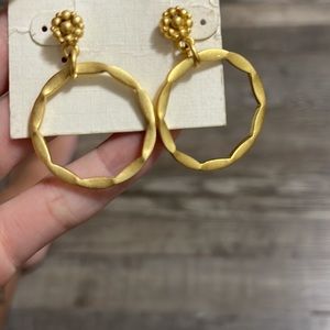 Design Workshop Soho New York Gold Hoop Earrings